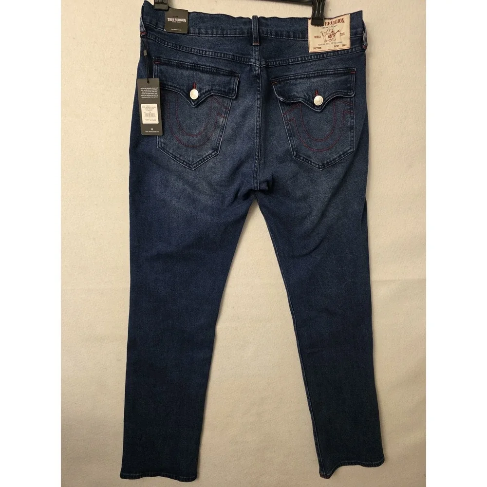 True Religion Ricky SN FlapStraight  Style 700642 Medium Rustic Barn Wash 34x32